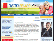 Tablet Screenshot of prazskysenior.cz